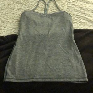 Lululemon Power Y heather grey 8
